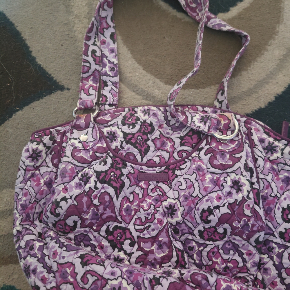 Vera Bradley Purple Floral Shoulder Bag